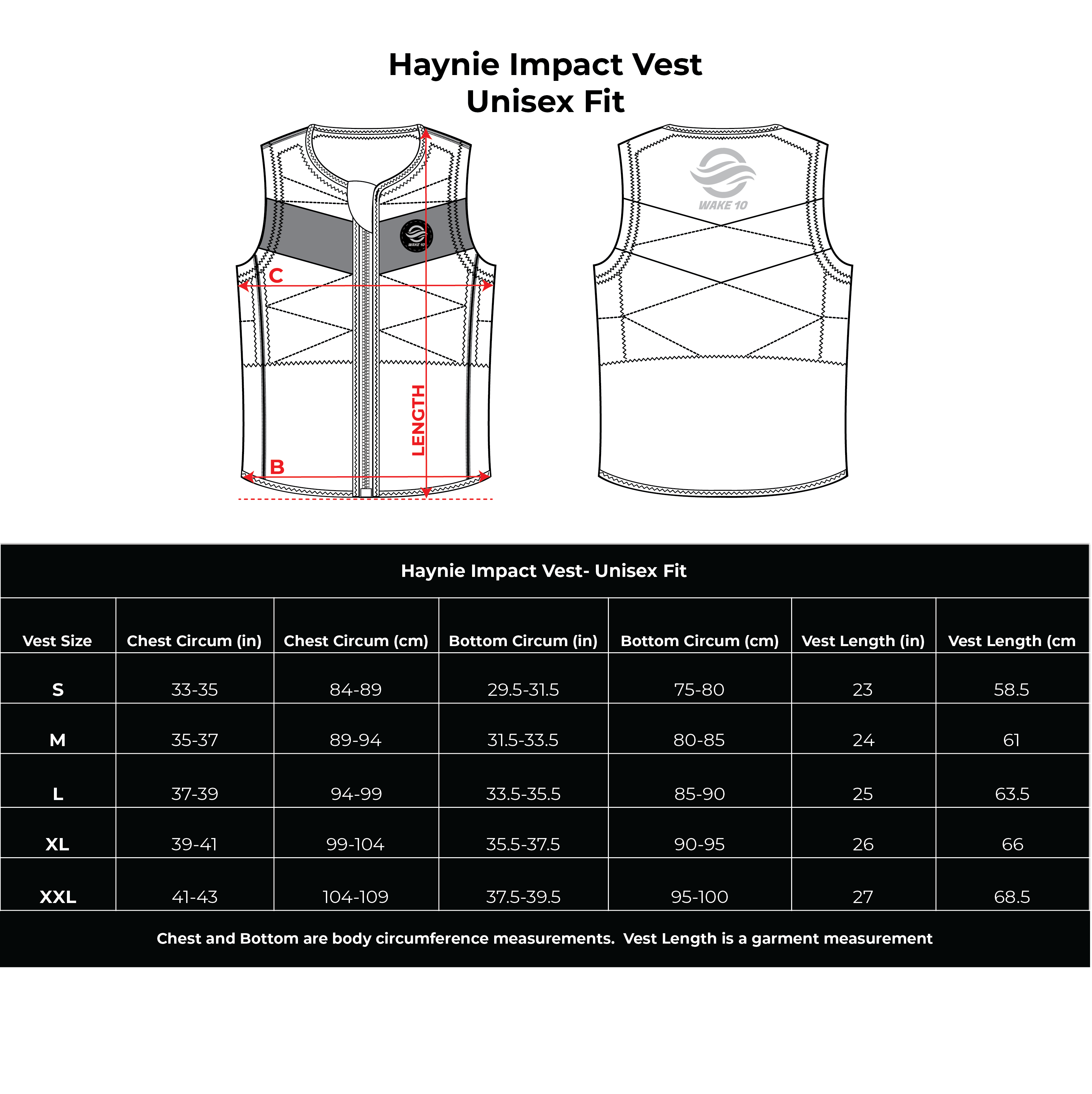 WAKE 10 Haynie Competition Vest