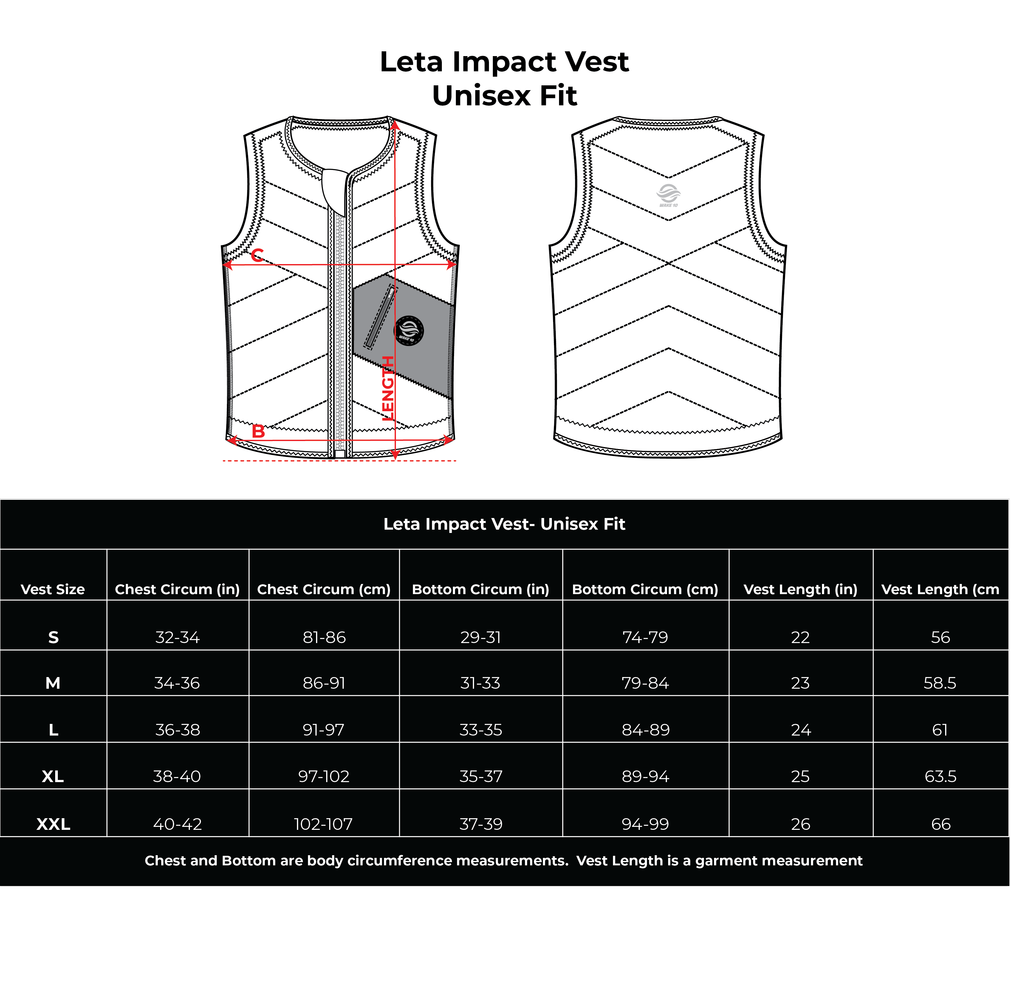 WAKE 10 Leta Competition Vest
